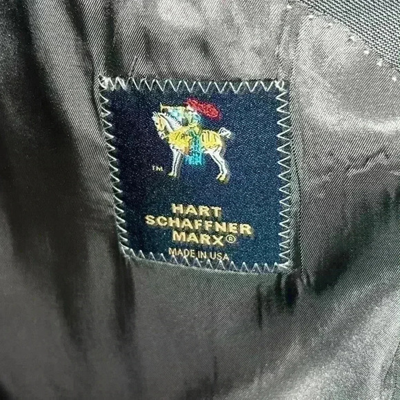 Hart Schaffner Marx Von Maur Gray Sport Coat Blazer Men’s Size 44L - Picture 2 of 7